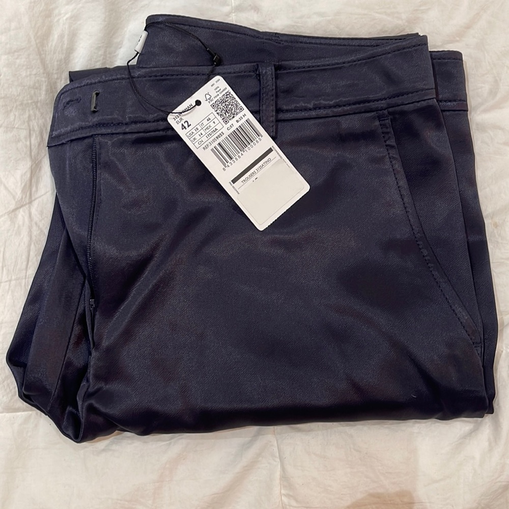 Satin looking trousers